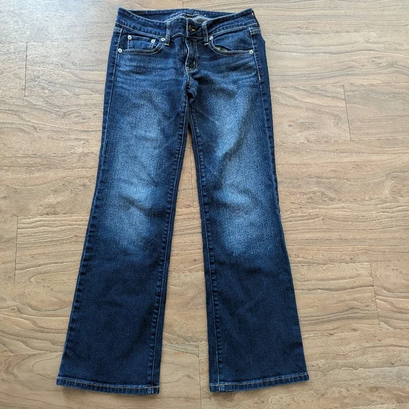 American Eagle Outfitters Dark Blue Boot Cut Jeans - Picture 1 of 11